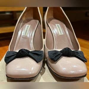 CLOSET CLEAROUT SALE: Tabitha Simmons Patent Leather Bow Heel